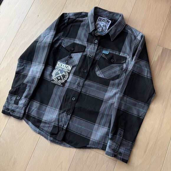 Dixxon Flannel Company Shirt Women's Medium Black The 9 Mil Flannel NWT - Picture 9 of 9